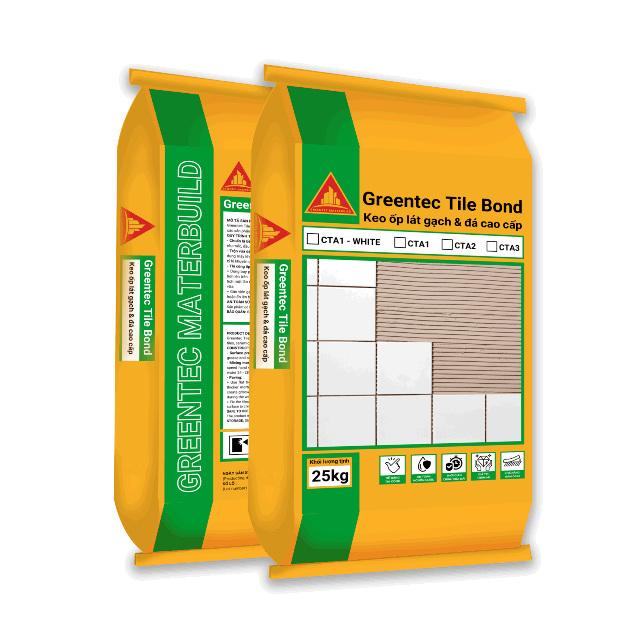 Greentec Tile Bond | Keo Dán Gạch Chuyên Nghiệp
